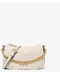 Michael Kors - Carmela Small Signature Logo Convertible Crossbody Bag - Lyst