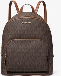Michael Kors Outlet - Mk Zaino Connie Medio Con Stampa Logo - Lyst