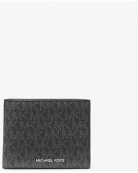 Michael Kors - Harrison Logo Billfold Wallet With Passcase - Lyst