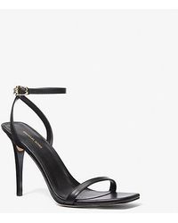 Michael Kors - Liana Leather Sandal - Lyst
