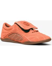 MICHAEL Michael Kors - Mk Kyler Suede And Mesh Trainer - Lyst