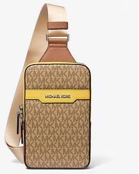 Michael Kors - Cooper Signature Logo Sling Pack - Lyst