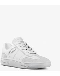 Michael Kors - Kai Mixed-Media Sneaker - Lyst
