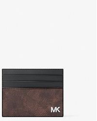 Michael Kors - Cyrus Burnished Tall Card Case - Lyst