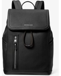 Michael Kors - Mk Hudson Pebbled Leather Utility Backpack - Lyst