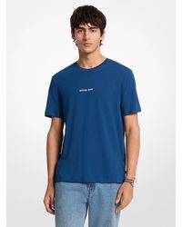 Michael Kors - Mk Graphic Logo Cotton T-Shirt - Lyst