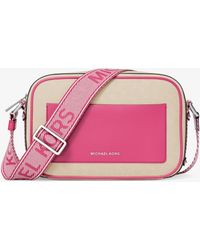 MICHAEL Michael Kors - Mk Maeve Large Canvas Crossbody Bag - Lyst