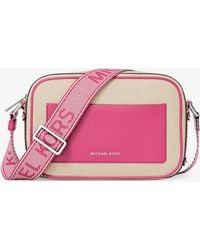 MICHAEL Michael Kors - Mk Maeve Large Canvas Crossbody Bag - Lyst