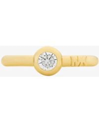 Michael Kors - Round Stone Ring - Lyst