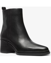 MICHAEL Michael Kors - Mk Lex Leather Boot - Lyst