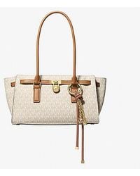 MICHAEL Michael Kors - Mk Hamilton Moderne Small Signature Logo Satchel - Lyst