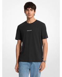 Michael Kors - Mk Graphic Logo Cotton T-Shirt - Lyst