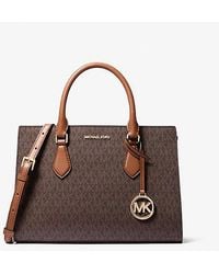 Michael Kors - Sheila Medium Logo Satchel - Lyst