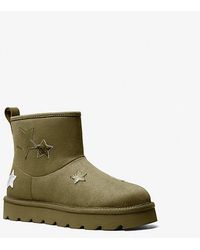 Michael Kors Winnie Embellished Boot in Natural | Lyst