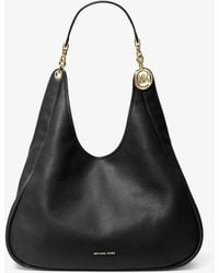 MICHAEL Michael Kors - Mk Ellie Large Pebbled Leather Shoulder Bag - Lyst