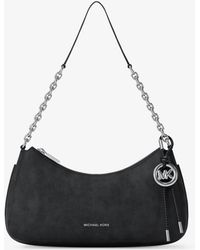 MICHAEL Michael Kors - Mk Nolita Medium Nubuck Chain Pochette - Lyst