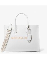 Michael Kors - Mirella Medium Pebbled Leather Tote Bag - Lyst