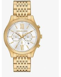 Michael Kors - Oversized Aspyn-Tone Watch - Lyst