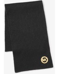 Michael Kors - Ribbed Wool Scarf - Lyst