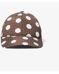 Michael Kors - Polka Dot Signature Logo Baseball Hat - Lyst