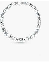 Michael Kors - Mk Precious Metal-Plated Brass Chain Link Necklace - Lyst
