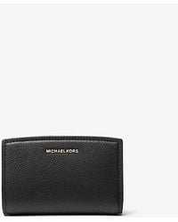 MICHAEL Michael Kors - Mk Bryant Medium Pebbled Leather Wallet - Lyst