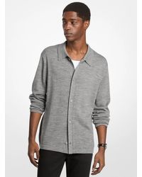 Michael Kors - Mk Wool Shirt - Lyst