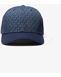Michael Kors - Logo Print Cotton Baseball Hat - Lyst