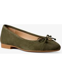 MICHAEL Michael Kors - Mk Piper Flex Suede Ballet Flat - Lyst