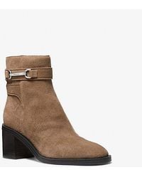 Michael Kors - Carson Suede Boot - Lyst