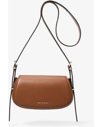 MICHAEL Michael Kors - Mk Lydia Small Leather Crossbody Bag - Lyst