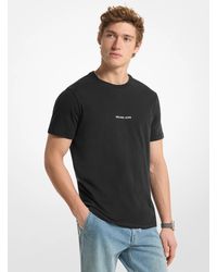 Michael Kors - Mk Graphic Logo Cotton Jersey T-Shirt - Lyst