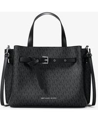 MICHAEL Michael Kors - Mk Sac Emilia De Taille Moyenne À Logo Signature - Lyst