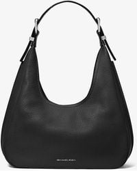 MICHAEL Michael Kors - Nolita Small Pebbled Leather Hobo Shoulder Bag - Lyst