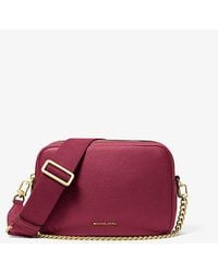 Michael Kors - Mk Bryant Medium Pebbled Leather Camera Crossbody Bag - Lyst