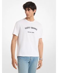 Michael Kors - Mk Saint Tropez Cotton Jersey T-Shirt - Lyst
