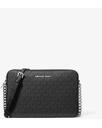 Michael Kors - Jet Set Large Logo Crossbody Bag - Lyst