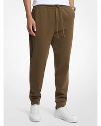 Michael Kors - Mk Logo Trim Cotton Blend Joggers - Lyst