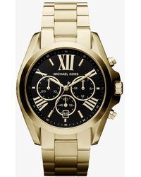 Michael Kors Oversized Bradshaw Gold-tone Watch - Metallic