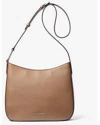 MICHAEL Michael Kors - Mk Kensington Large Pebbled Leather Crossbody Bag - Lyst