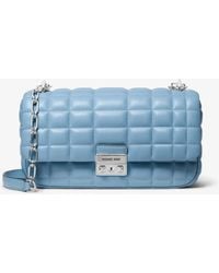 MICHAEL Michael Kors - Tribeca Large Quilted Leather Shoulder Bag - Lyst