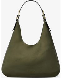 MICHAEL Michael Kors - Mk Nolita Large Nubuck Hobo Shoulder Bag - Lyst