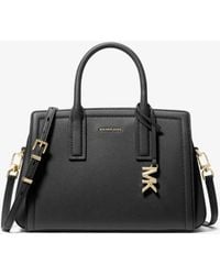 Michael Kors - Laila Small Pebbled Leather Satchel - Lyst