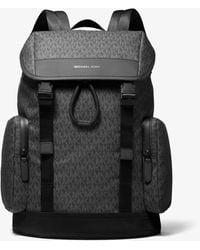 michael kors black backpack sale