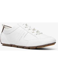 MICHAEL Michael Kors - Keely Leather Trainer - Lyst