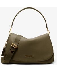 Michael Kors - Holmes Extra-Large Pebbled Leather Convertible Messenger Bag - Lyst