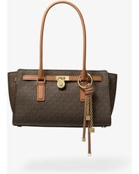 Michael Kors - Mk Borsa A Mano Hamilton Moderne Piccola Con Logo - Lyst