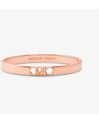 Michael Kors - Plated Empire Link Bangle Bracelet - Lyst
