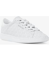 Michael Kors - Mk Reign Signature Logo Trainers - Lyst