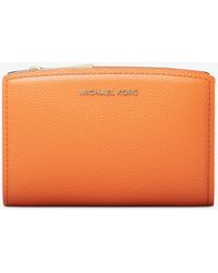 MICHAEL Michael Kors - Mk Bryant Medium Pebbled Leather Wallet - Lyst